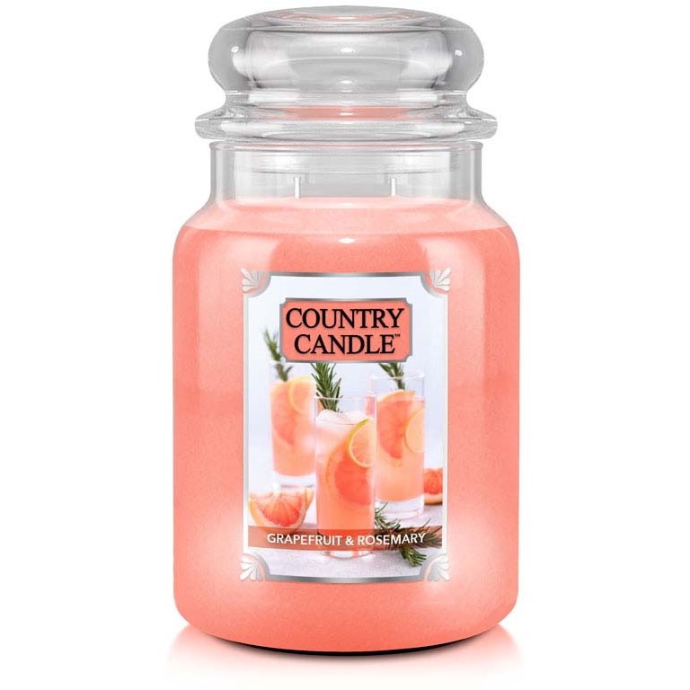 Country Candle Grapefruit & Rosemary Scented Candle Large 680 g