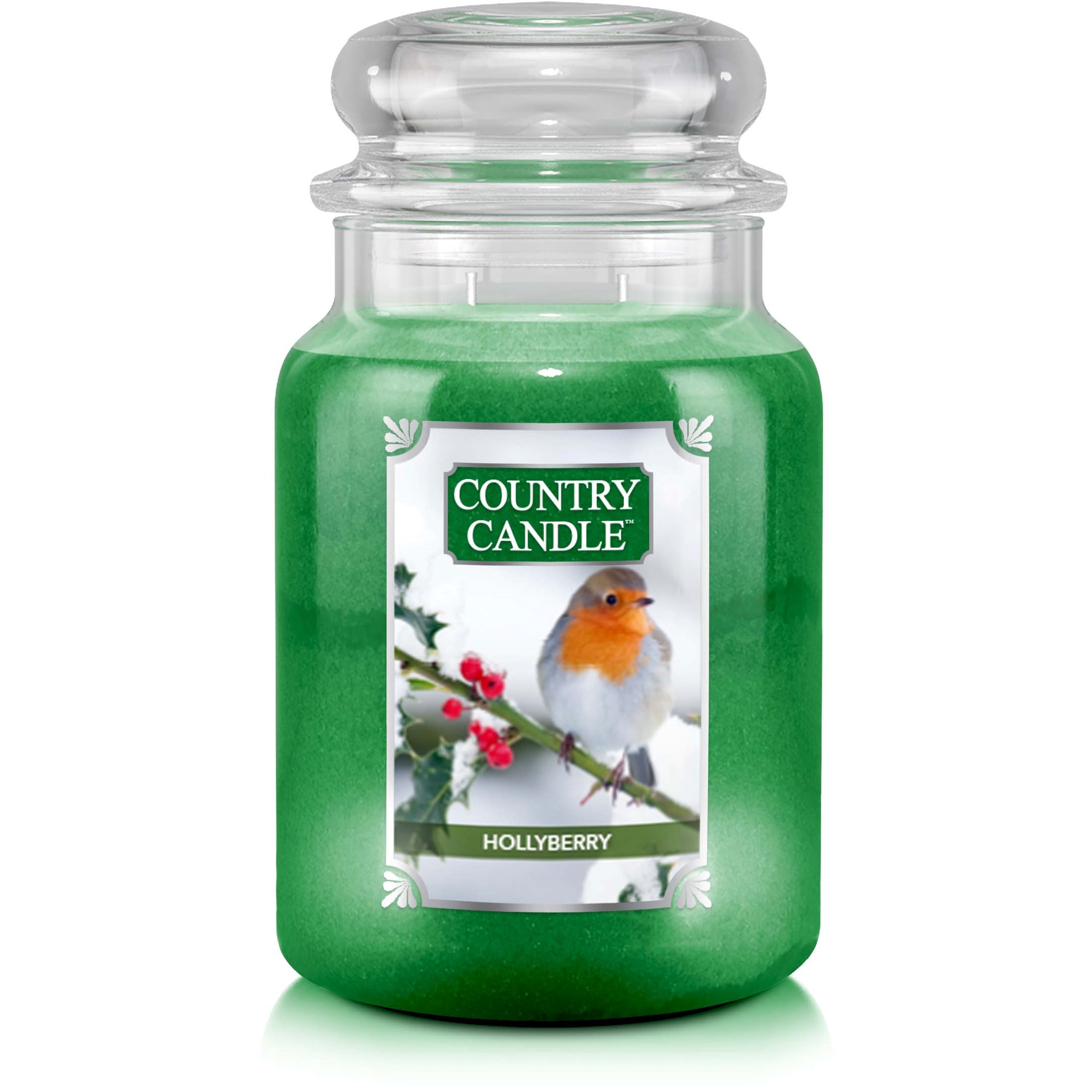 Läs mer om Country Candle Hollyberry Scented Candle Large 680 g