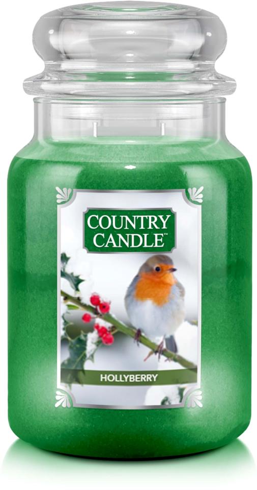 Country Candle Scented Candle Large Hollyberry 680 g