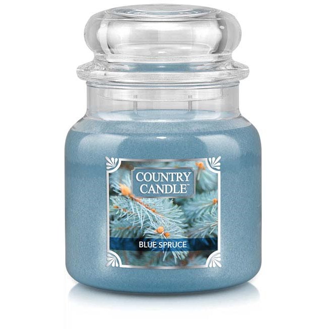 Läs mer om Country Candle Blue Spruce Scented Candle Medium 453 g