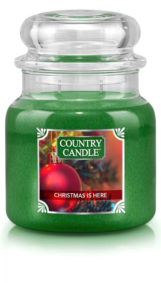 Country Candle Scented Candle Medium Christmas Is Here 453 g