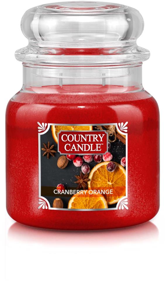 Country Candle Scented Candle Medium Cranberry Orange 453 g