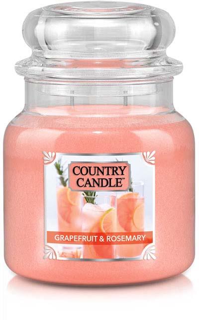 Country Candle Scented Candle Medium Grapefruit & Rosemary 4