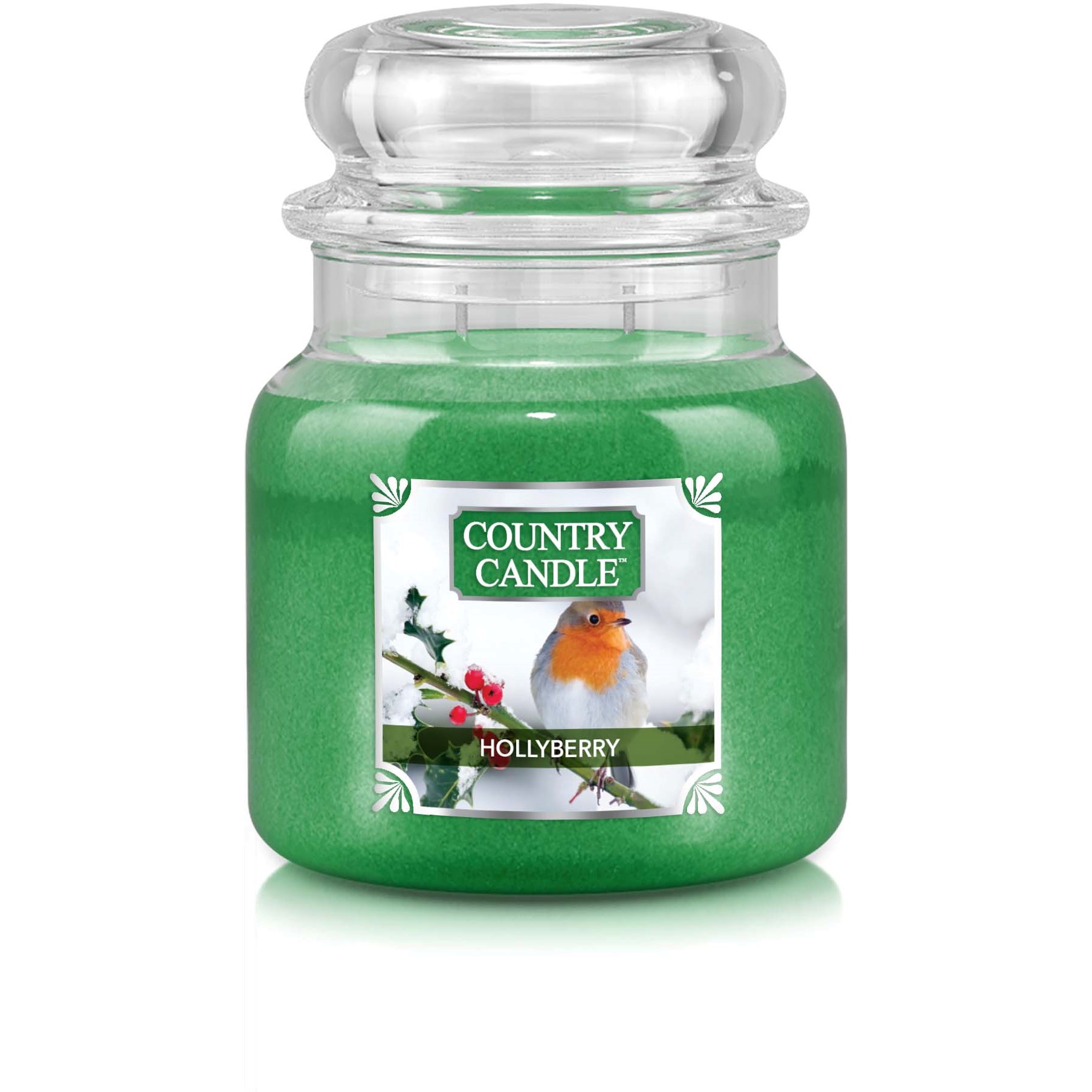 Läs mer om Country Candle Hollyberry Scented Candle Medium 453 g
