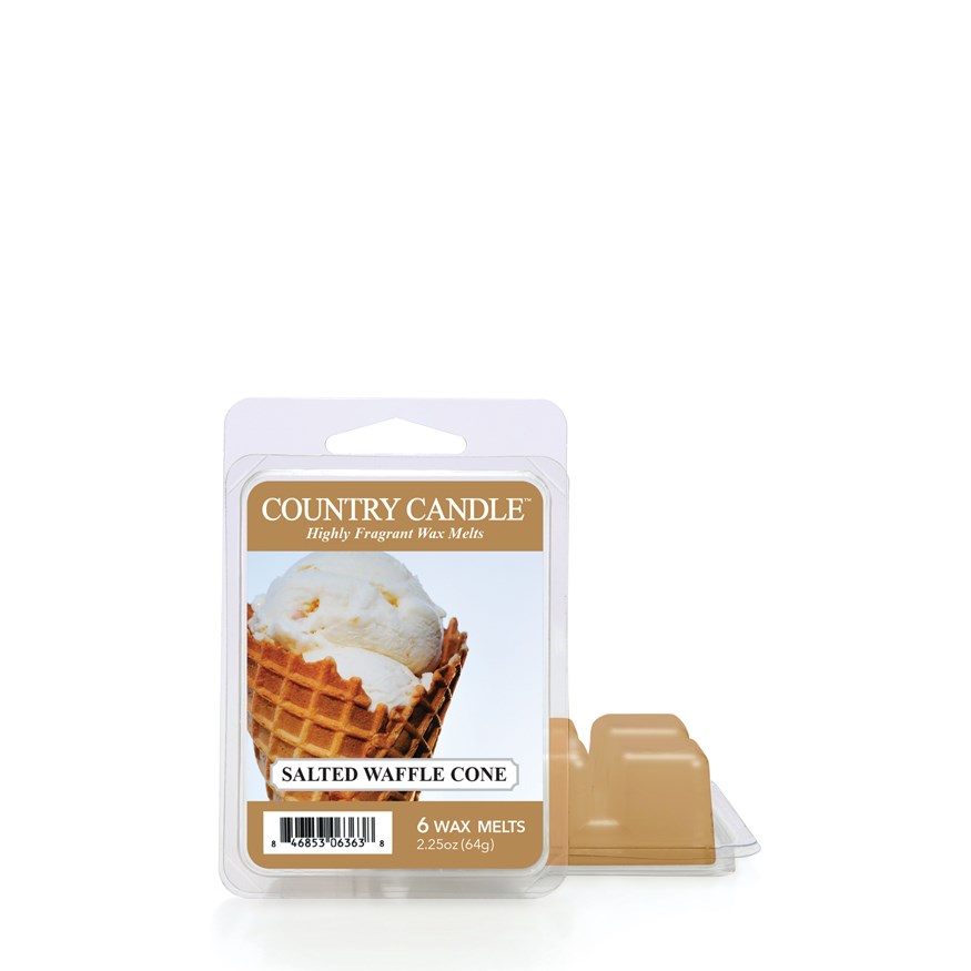 Läs mer om Country Candle Salted Waffle Cone Wax Melts