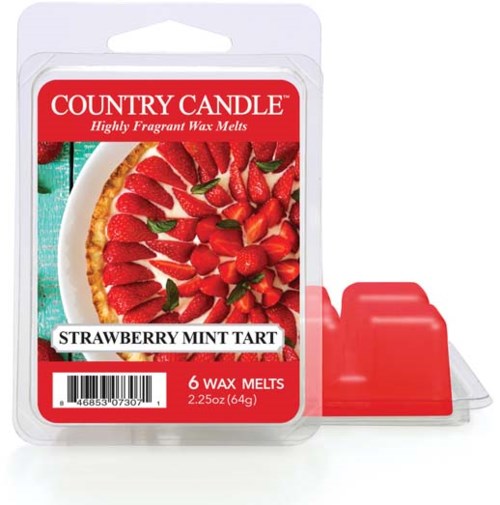 Country Candle Wax Melts Strawberry Mint Tart 64 g