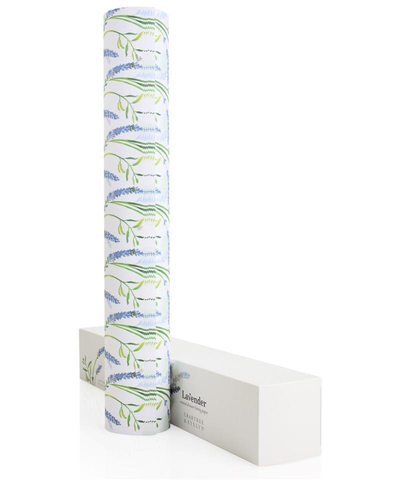 Crabtree & Evelyn Lavender Scented Drawer Liners – 8 Sheets, 12x22.5 Inches