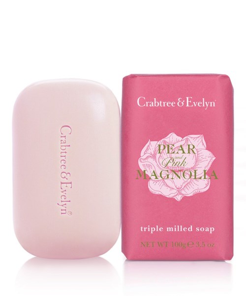 Crabtree & Evelyn Pear and Pink Mangolia Pear & Pink Mangolia Trabslucent Soap 100 ml