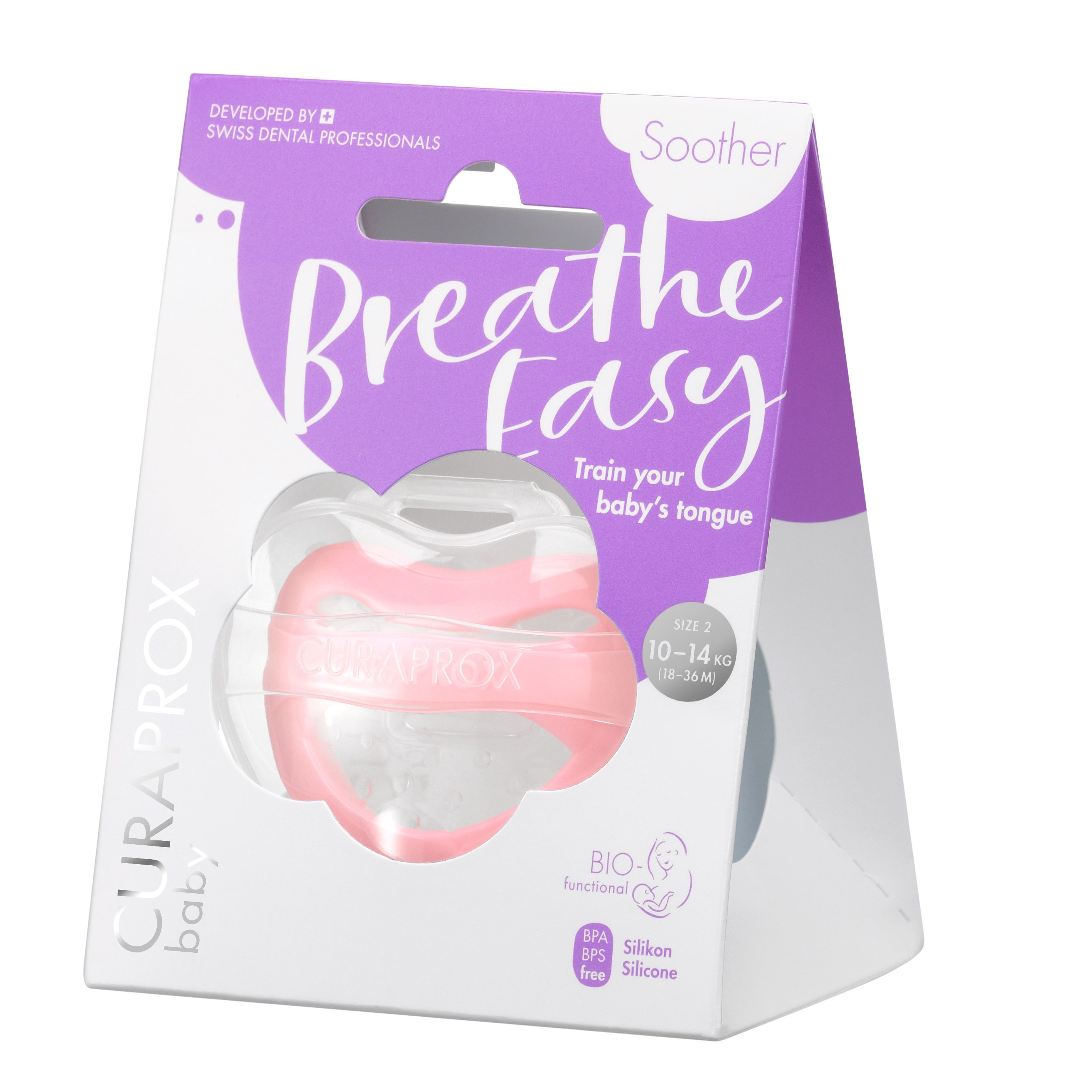 Curaprox Korrigerande napp 2,5+ år Rosa