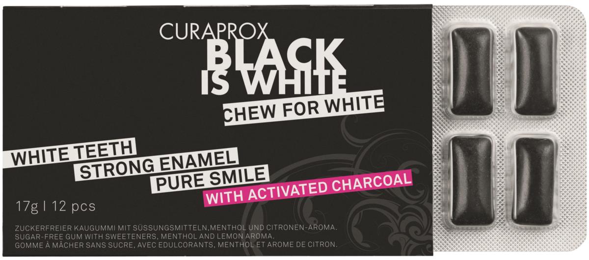 Curaprox Black is White Tuggummi