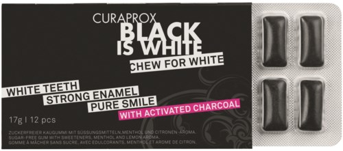 Curaprox Black is White Tuggummi