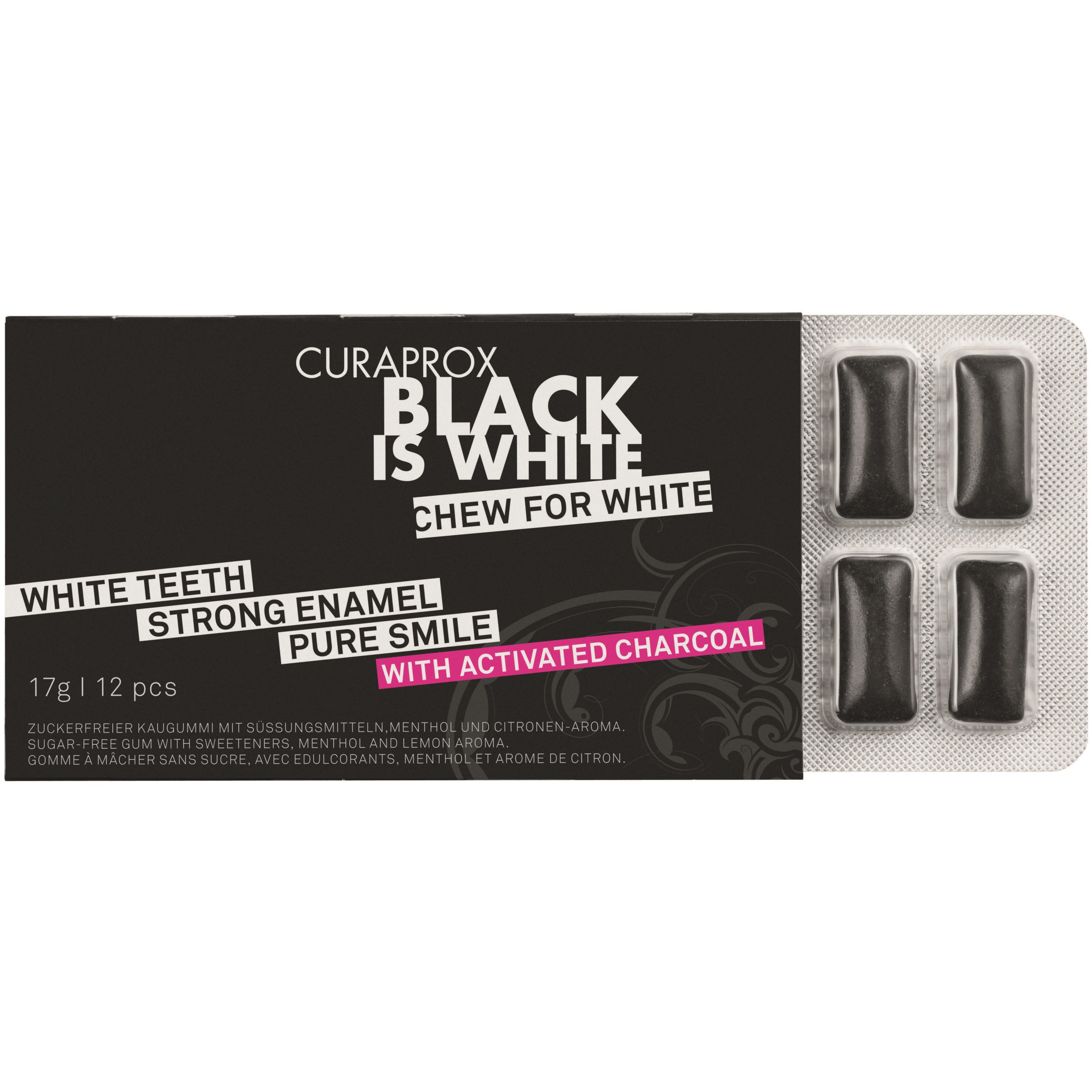 Curaprox Black is White Tuggummi