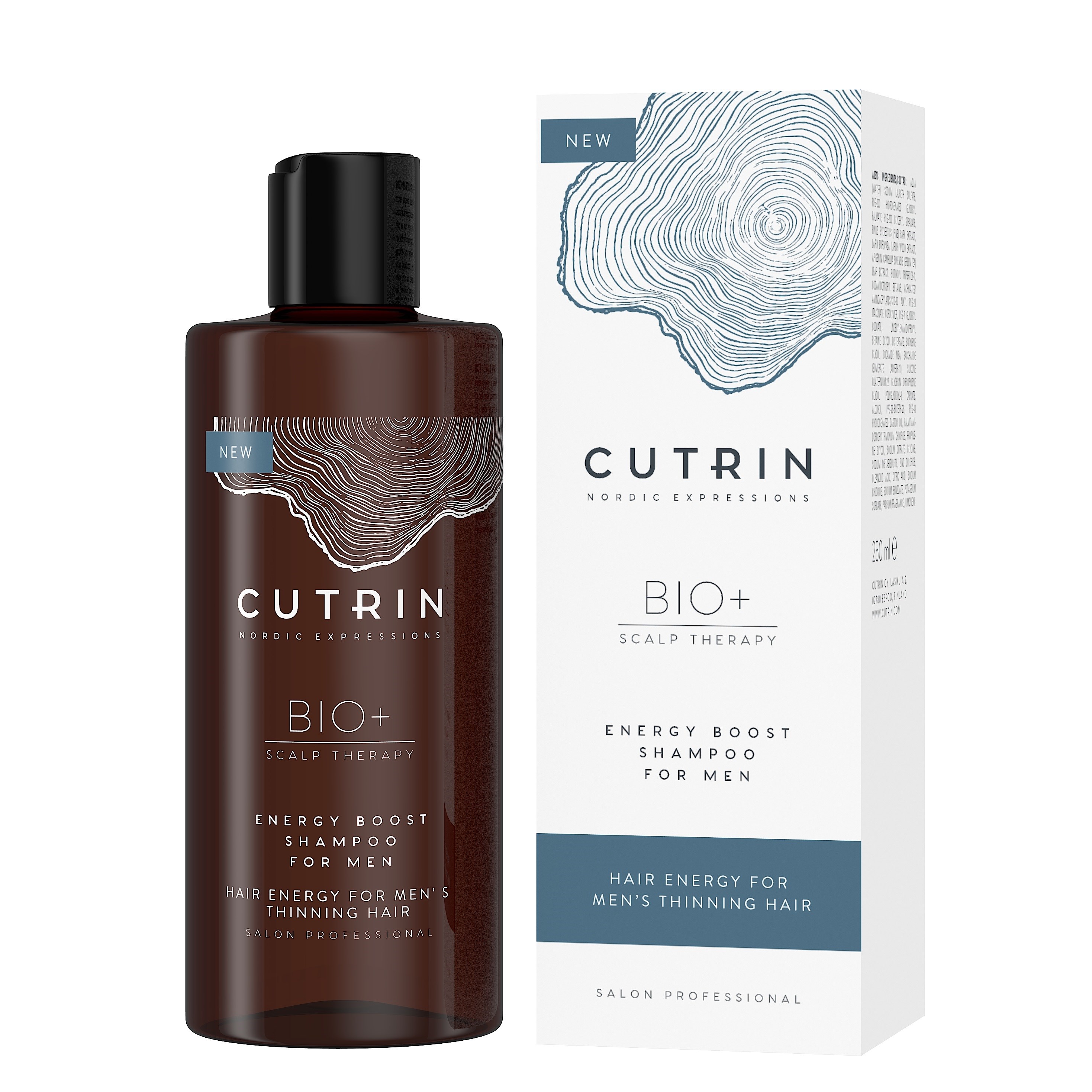 Läs mer om Cutrin BIO+ Energen Boost Shampoo for Men 250 ml