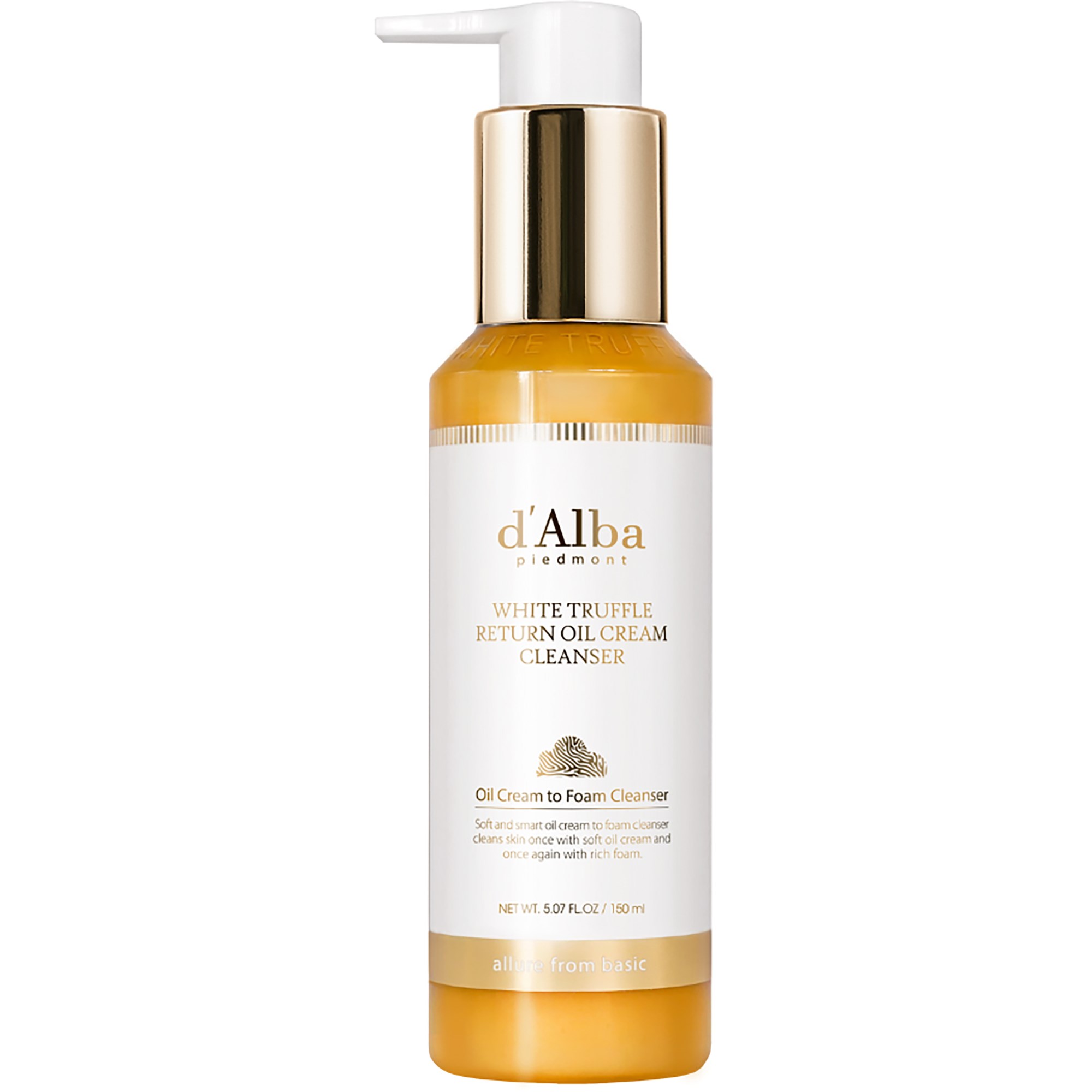 d'Alba White Truffle Return Oil Cream Cleanser 150 ml