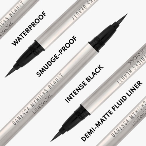 Подводка для глаз Danessa Myricks Beauty Linework фломастер, водостойкая, оттенок Onyx, 1 мл — фото 3