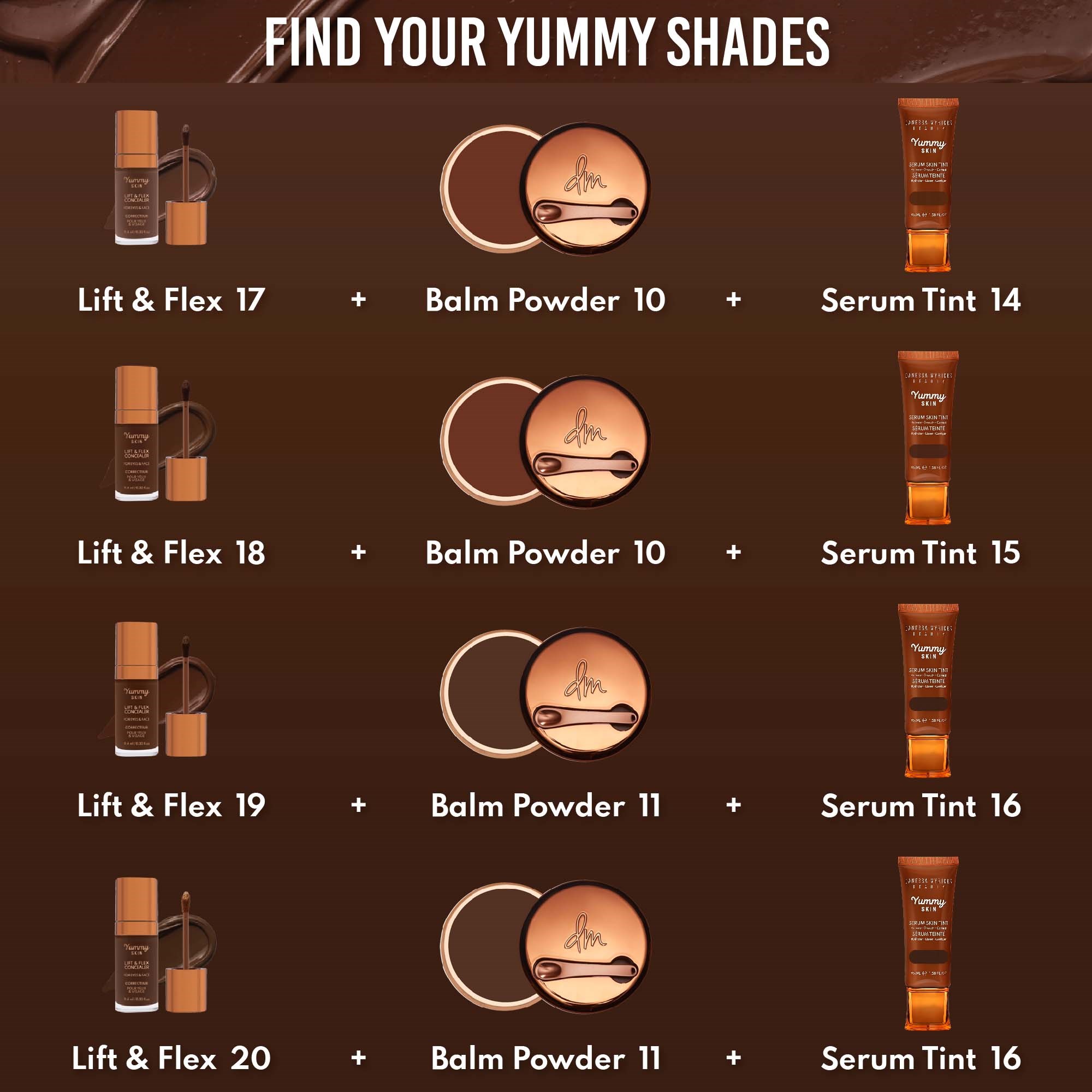 Danessa Myricks Beauty Yummy Skin Lift & Flex Concealer 17 Dark to Dee (obrázok 11)