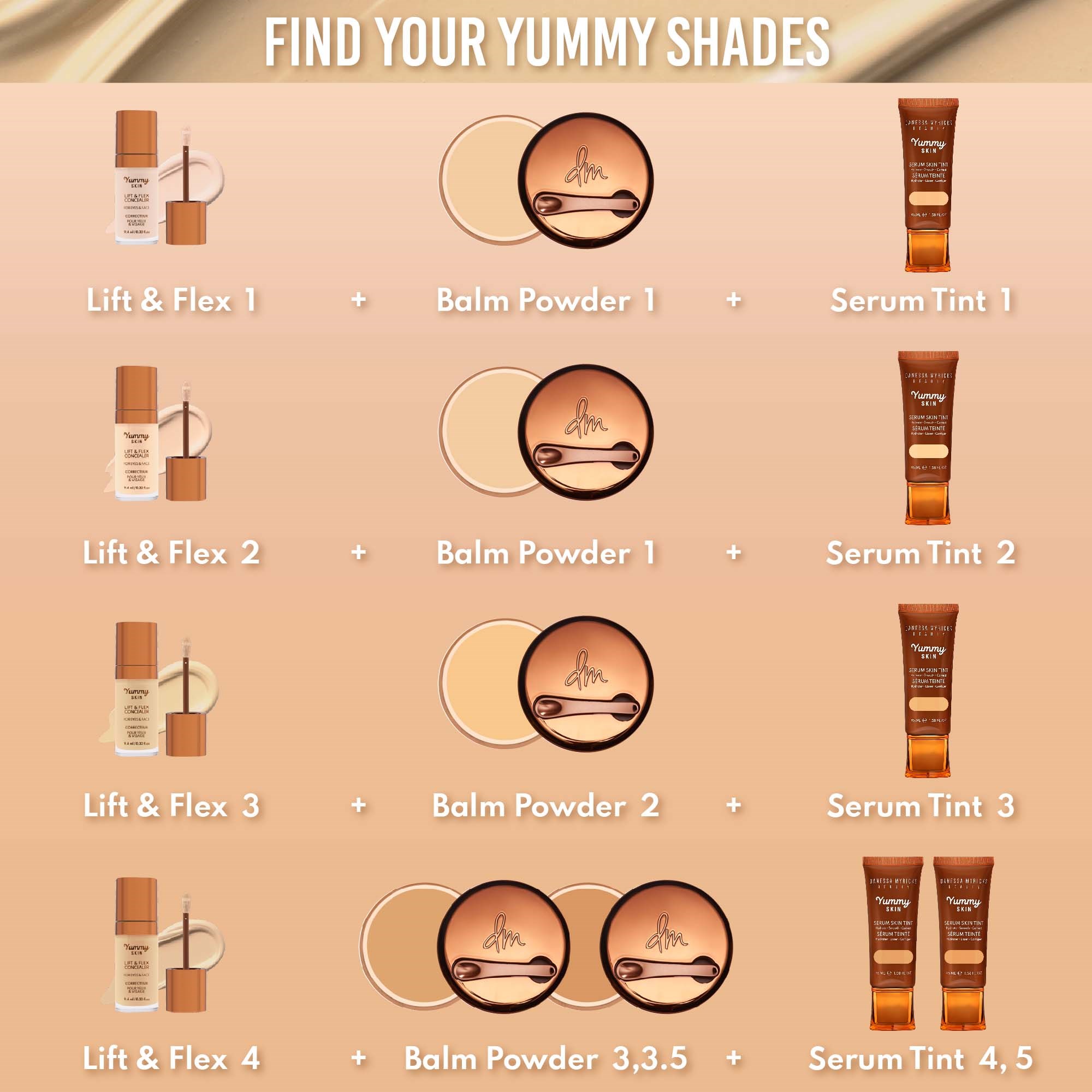 Danessa Myricks Beauty Yummy Skin Lift & Flex Concealer 3 Fair to Ligh (obrázok 11)