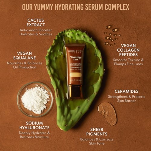 Тональная сыворотка Danessa Myricks Beauty Yummy Skin Serum Skin Tint 3, 45 мл — фото 8