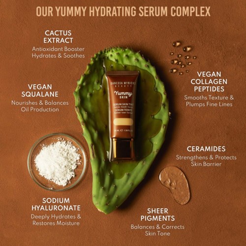 Тональная сыворотка Danessa Myricks Beauty Yummy Skin Serum Skin Tint 6, 45 мл — фото 8