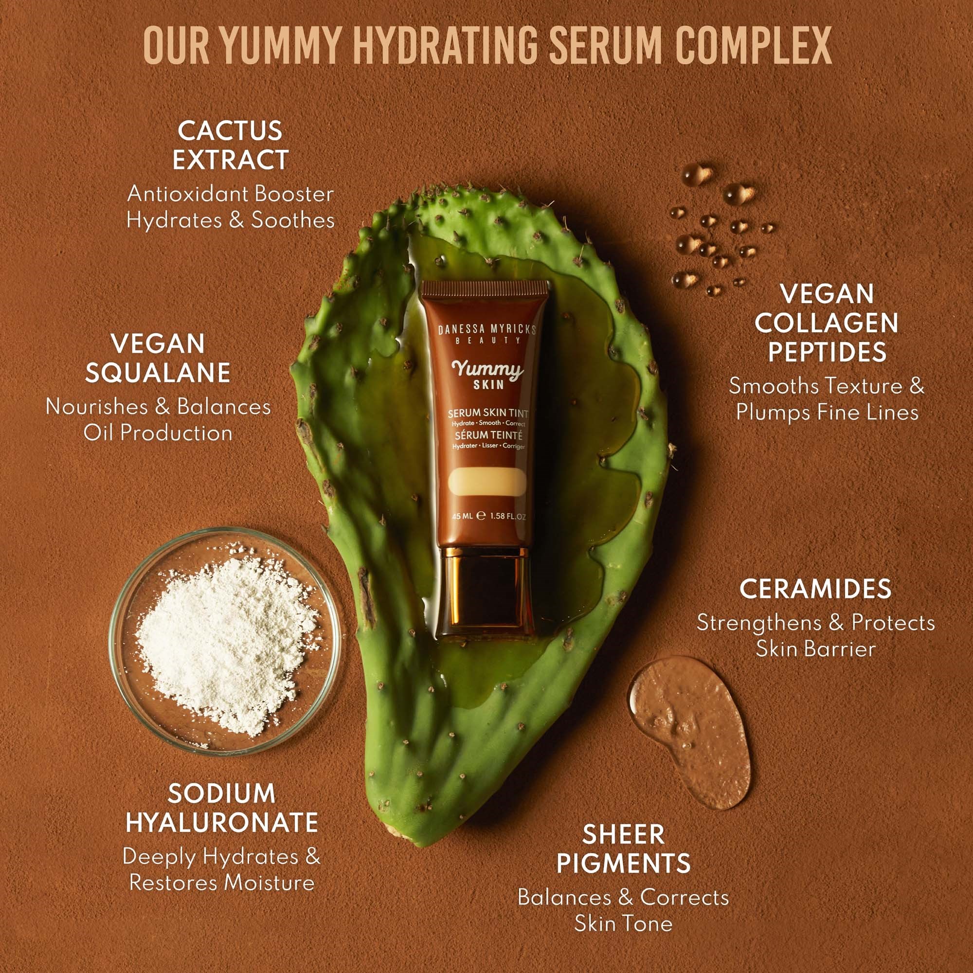 Danessa Myricks Beauty Yummy Skin Serum Skin Tint - krem koloryzujący (obrázok 8)