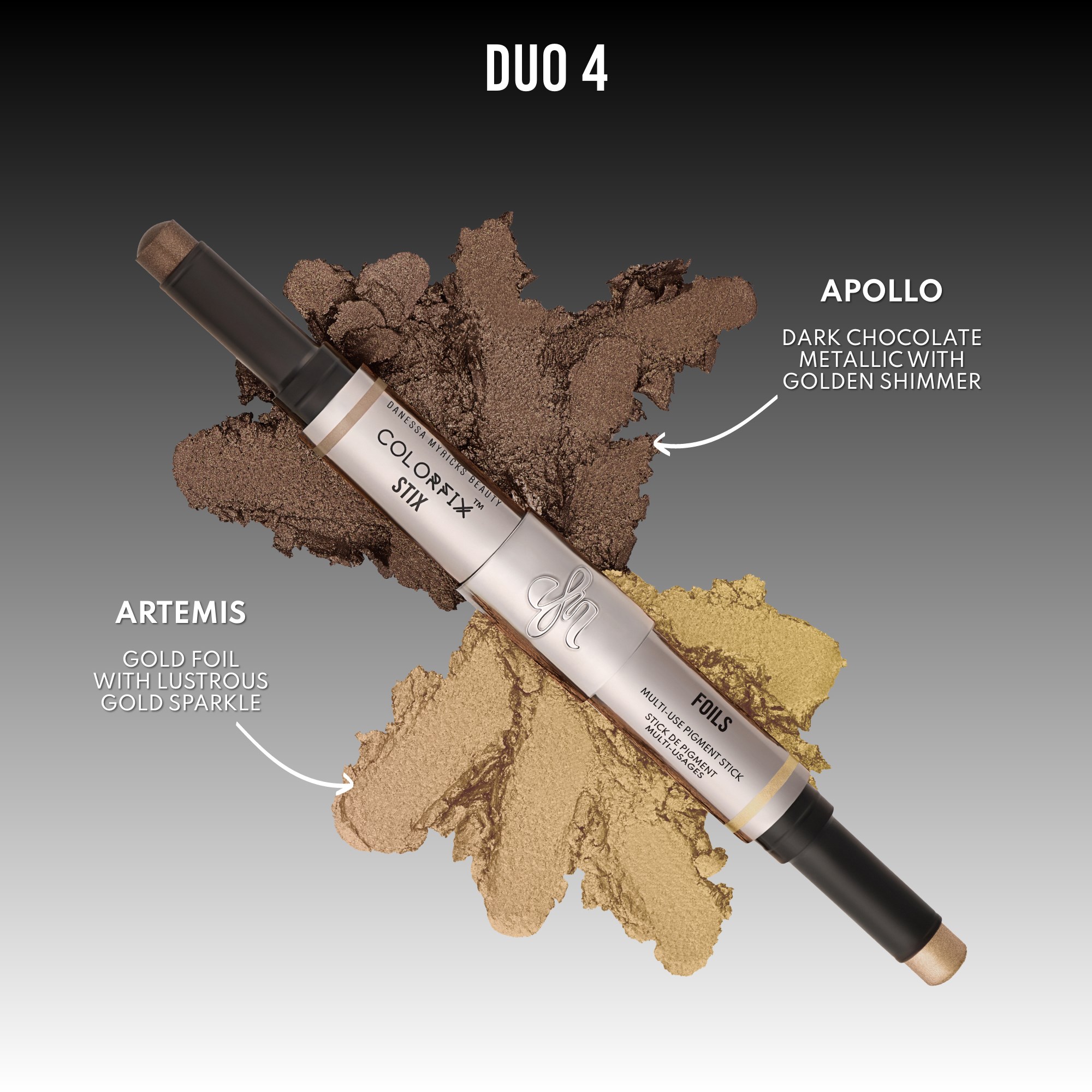 Danessa Myricks Beauty Colorfix Stix Duo 4 Apollo/Artemis (obrázok 9)