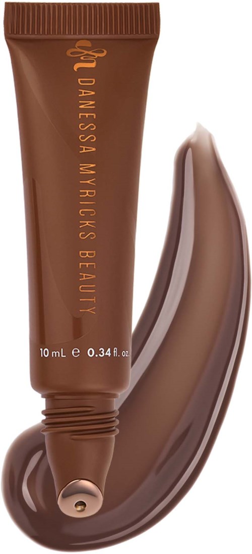 Brown tube of Janeessa Myrick's Beauty with a swirl of light brown cream.