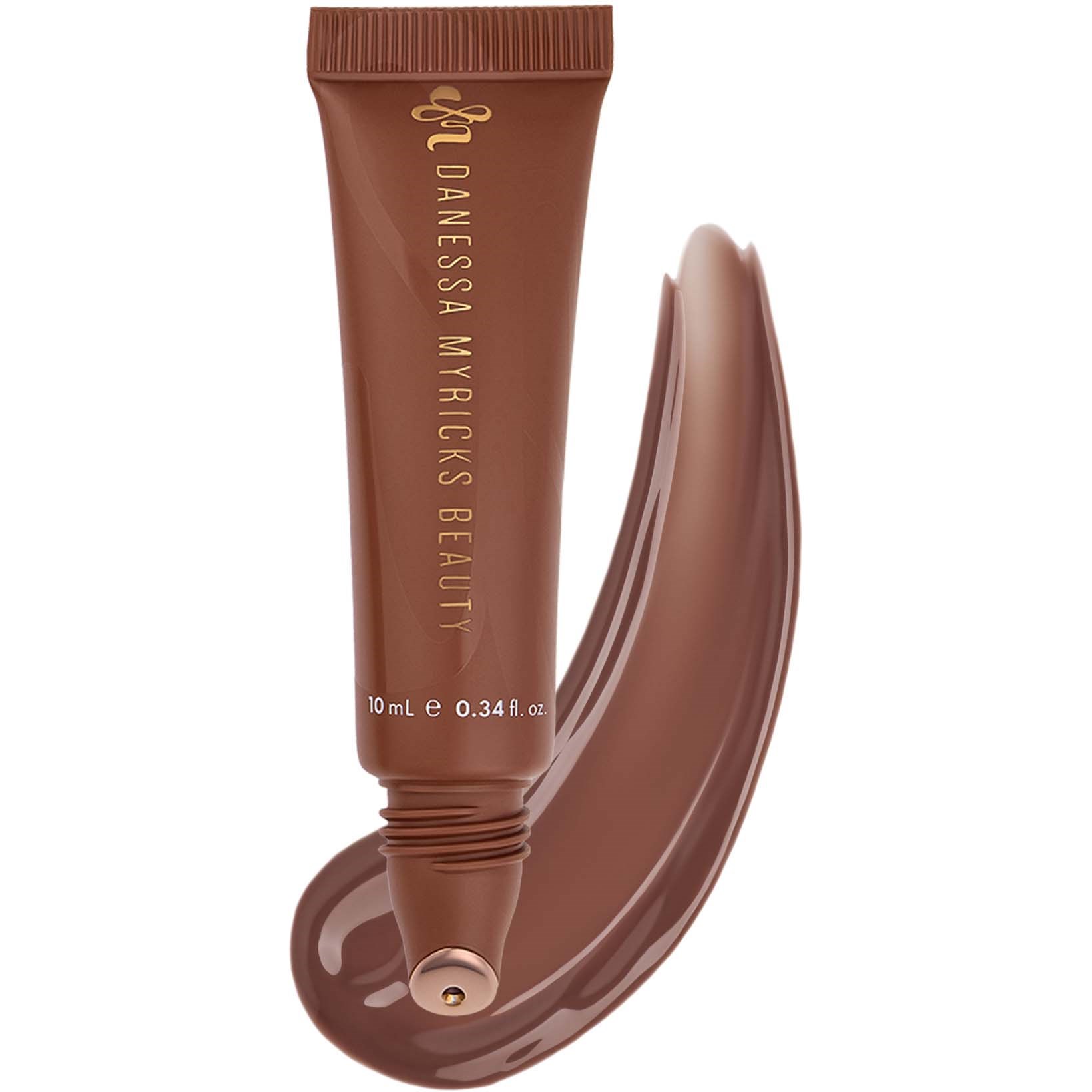 Danessa Myricks Beauty Glosswork 4D Ultra Shine Plumping Gloss Honey Cocoa