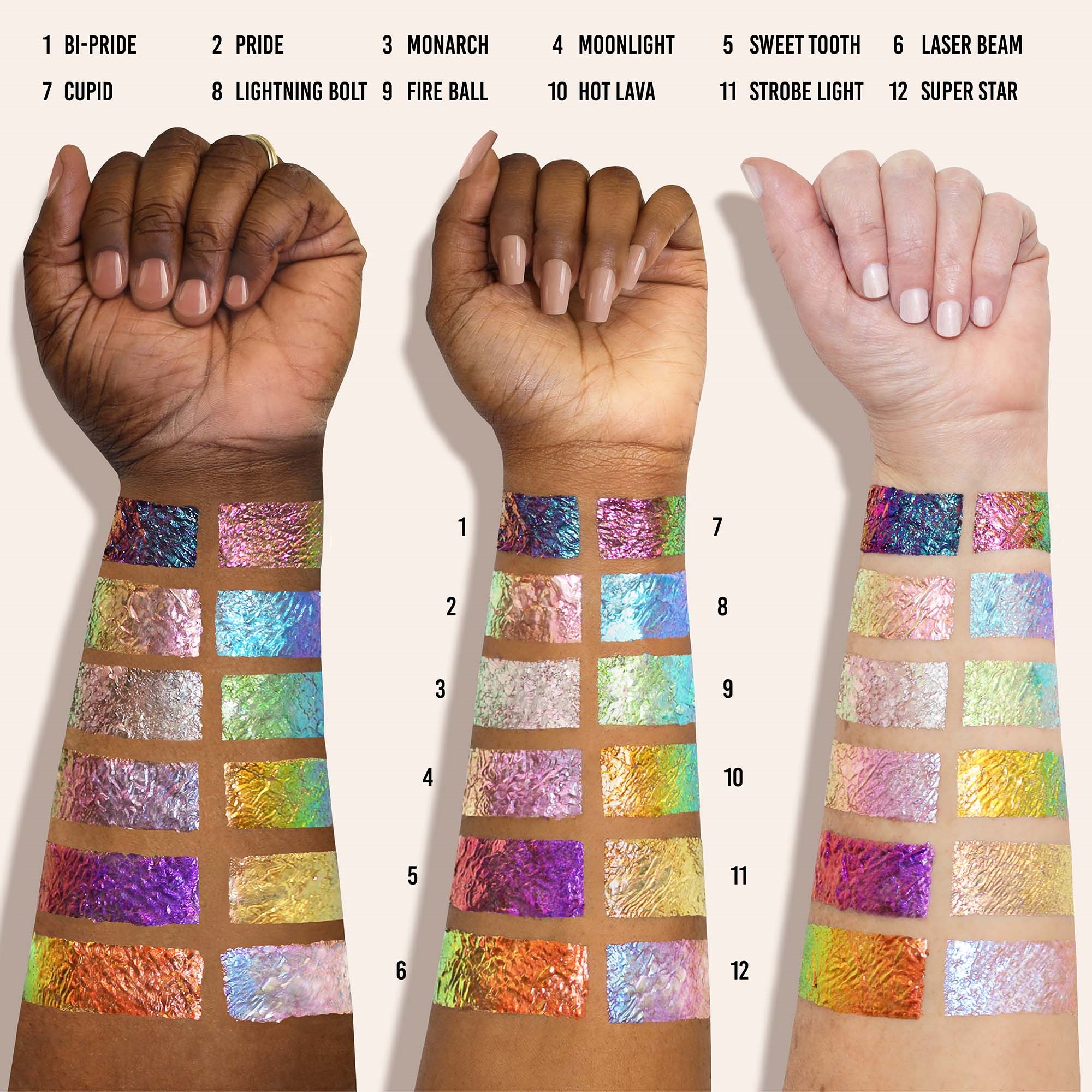 Danessa Myricks Beauty Infinite Chrome Flakes Firefly (obrázok 5)