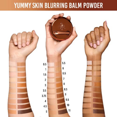 Компактная пудра Danessa Myricks Beauty Yummy Skin Blurring Balm Powder бальзам-пудра, оттенок 08, 18 г — фото 3