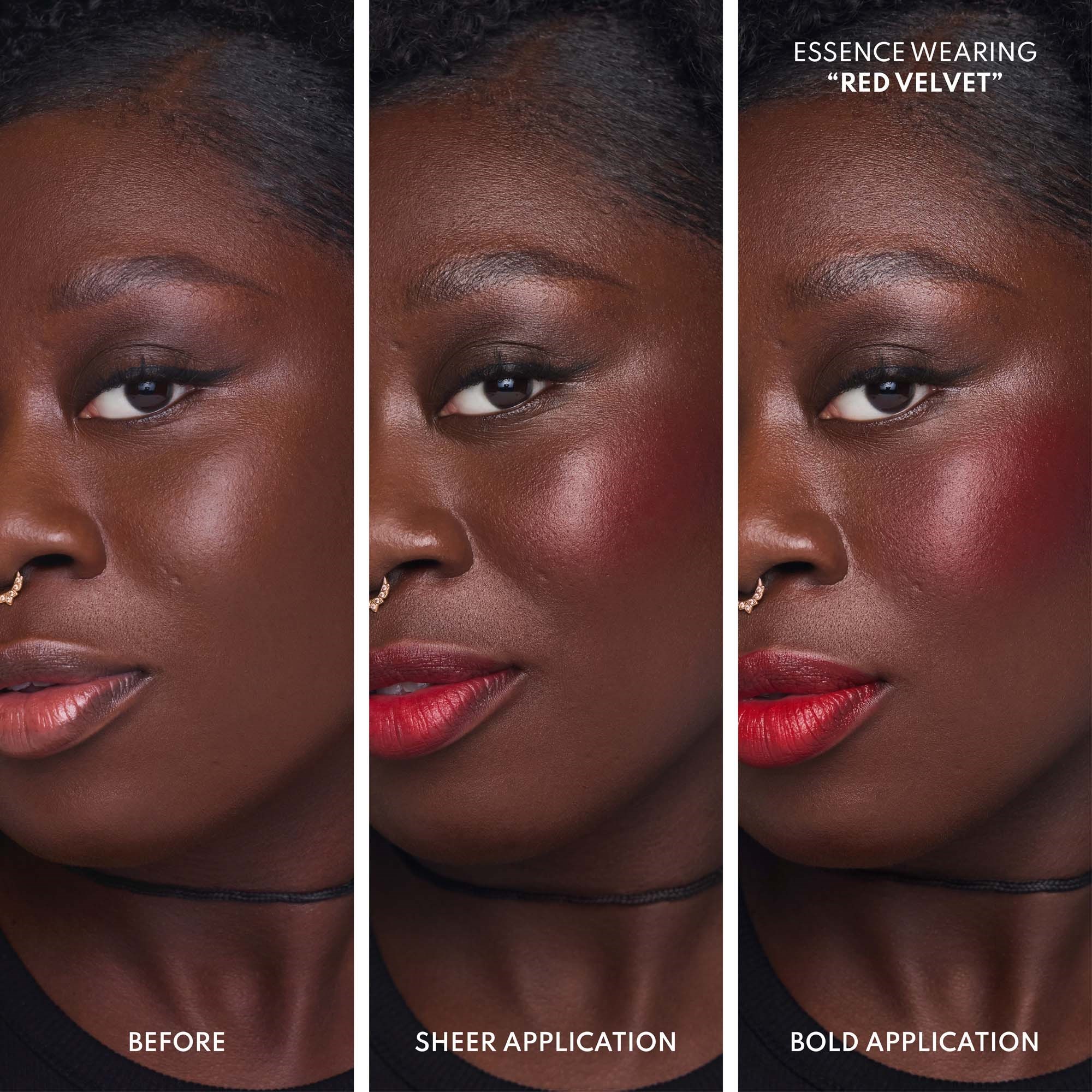 Danessa Myricks Beauty Yummy Skin Blurring Balm Powder Flushed Red Vel (obrázok 3)