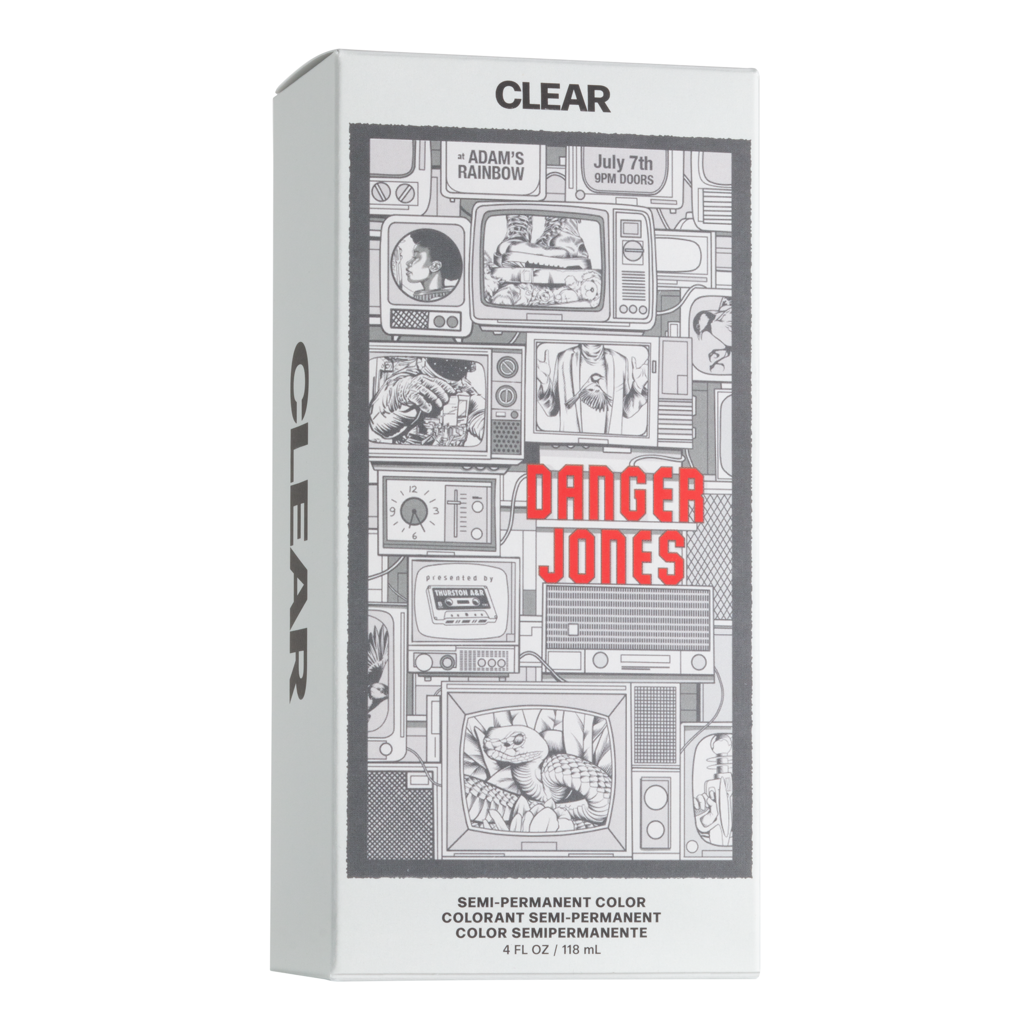 Läs mer om Danger Jones Semi-Permanent Color Clear