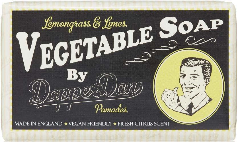 Dapper Dan Lemongrass & Limes Vegetable Soap 190 g
