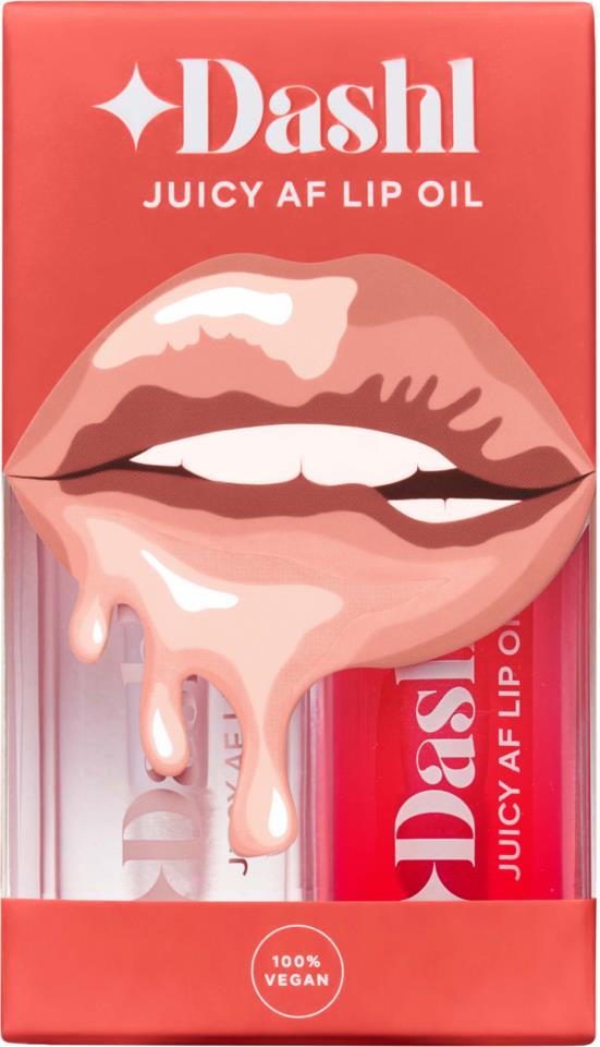 Dashl Juicy AF Lip Oil - 2-Pack Look Good Naked & Lust For Love