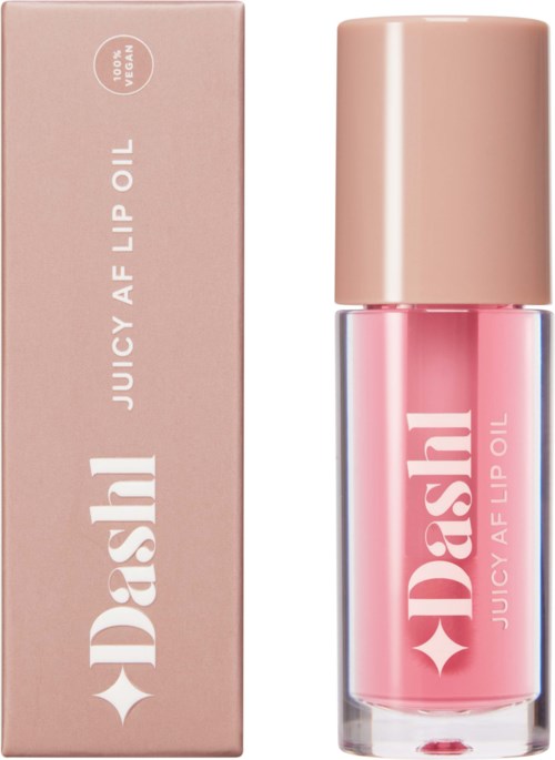 Масло для губ Dashl Juicy AF Lip Oil, со скваланом и маслом камелии, оттенок Blushing — фото 3