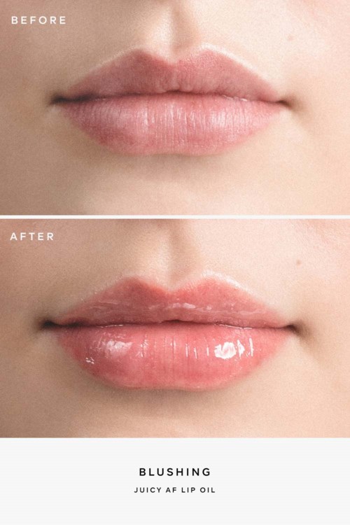 Масло для губ Dashl Juicy AF Lip Oil, со скваланом и маслом камелии, оттенок Blushing — фото 5