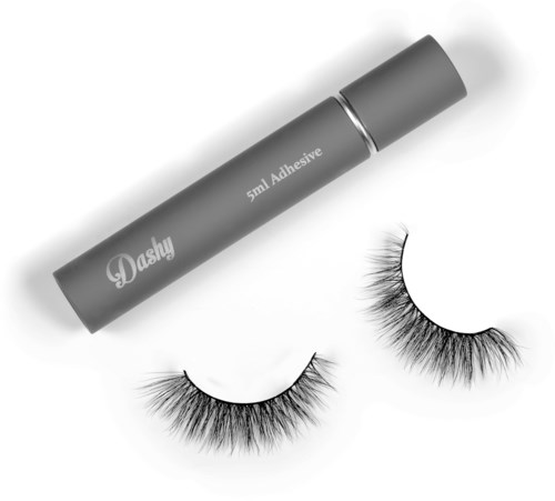Dashy Premium Silk Lashes + 5 ml Adhesive Catch Me
