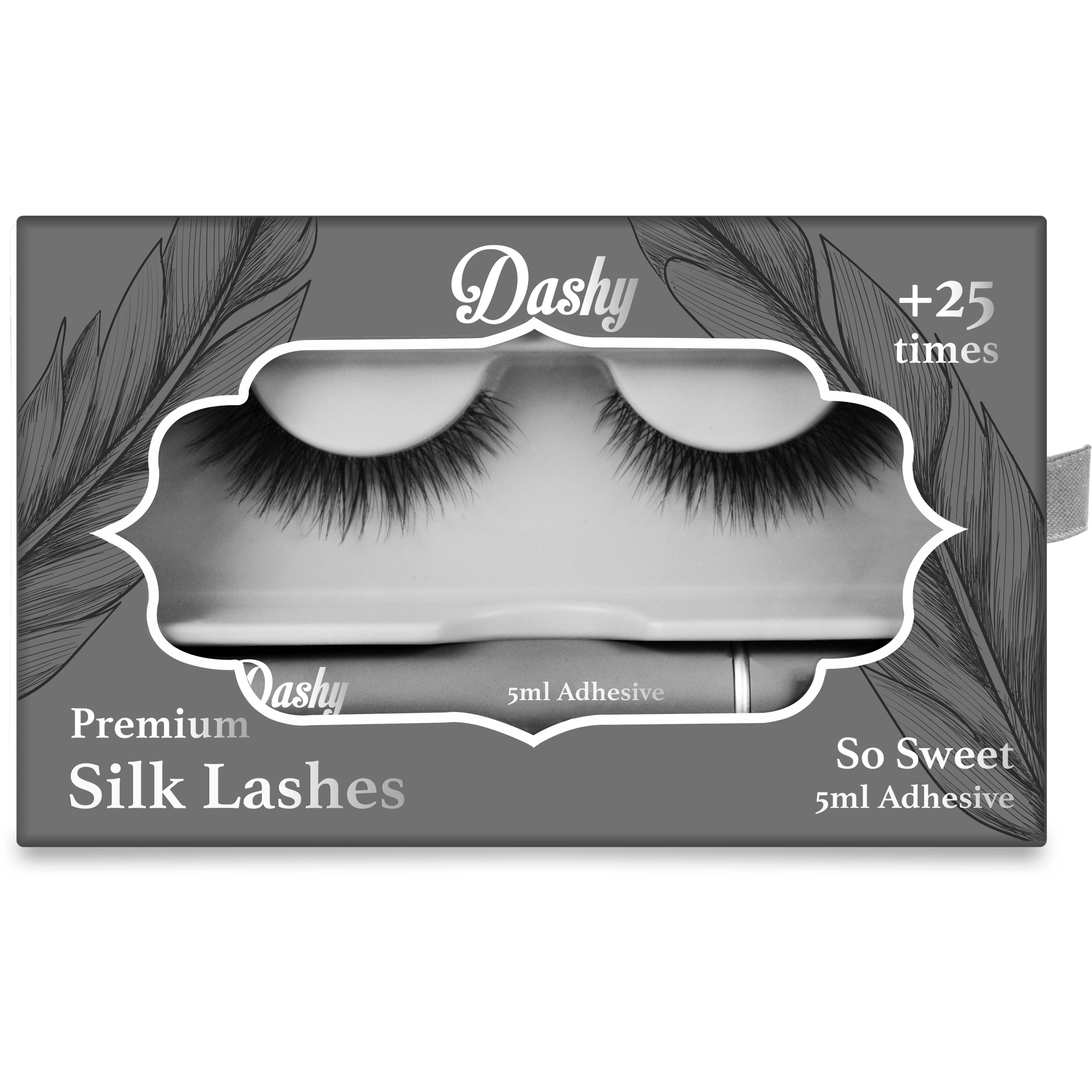 Dashy Premium Silk Lashes + 5 ml Adhesive So Sweet