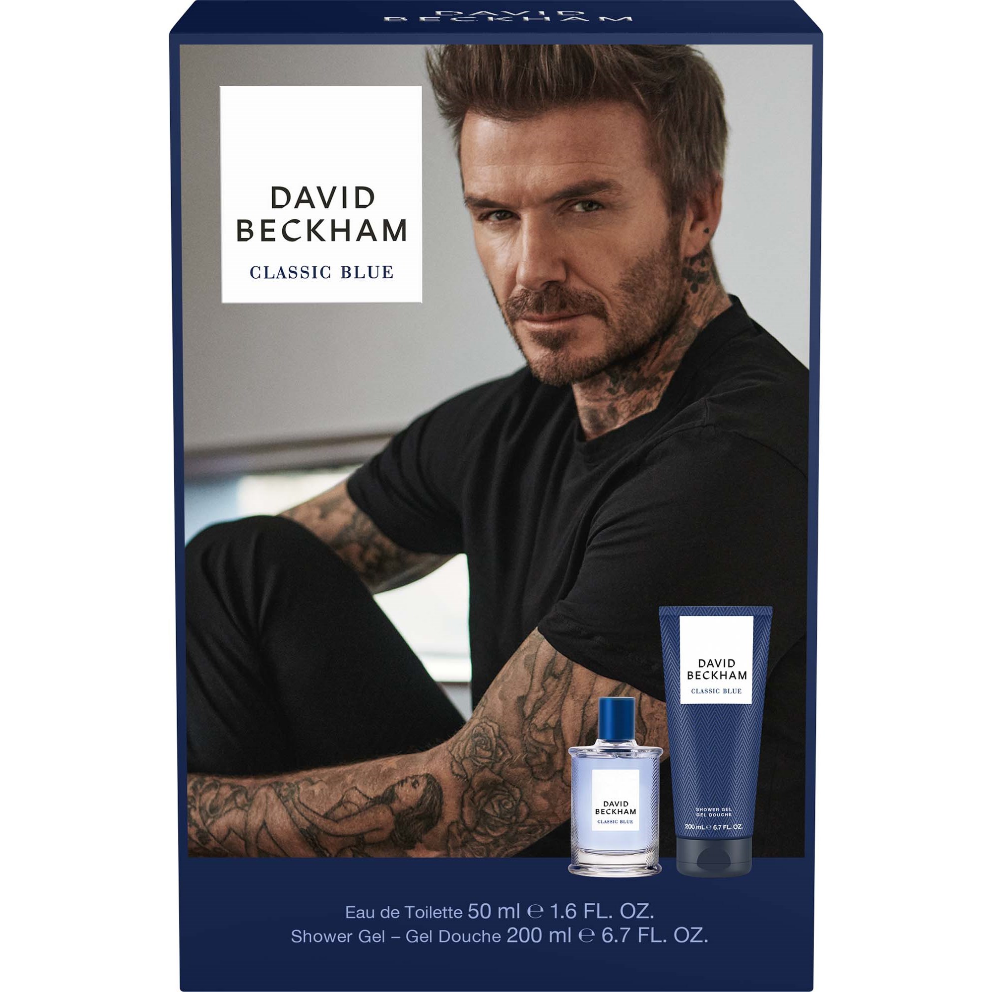 David Beckham Gift Set Classic Blue Eau De Toilette 50 ml + Shower Gel 200 ml 0 stk