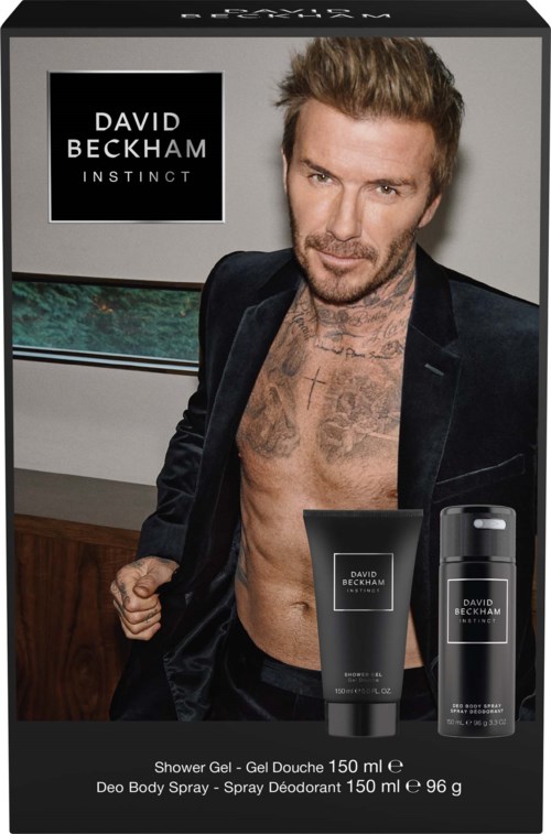David Beckham Gift Set Instinct Deo Spray 150 ml + Shower Gel 150 ml