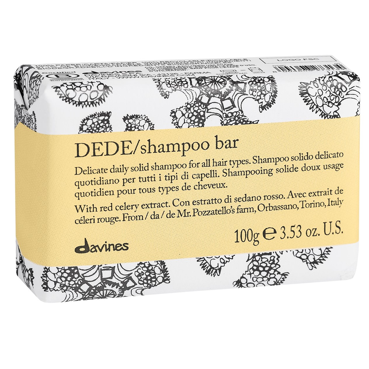 Läs mer om Davines Essential DEDE/shampoo bar 100 g