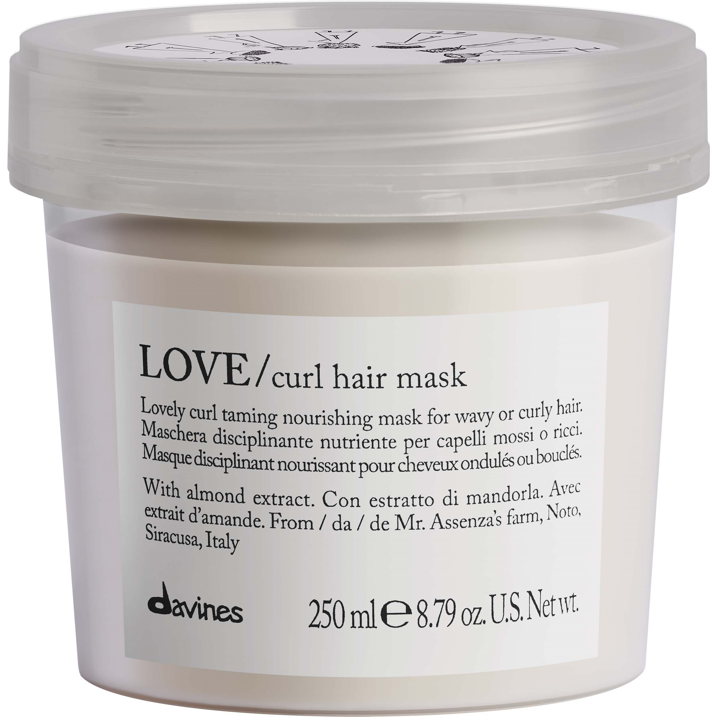 Bilde av Davines Essential Love Curl Hair Mask 250 Ml