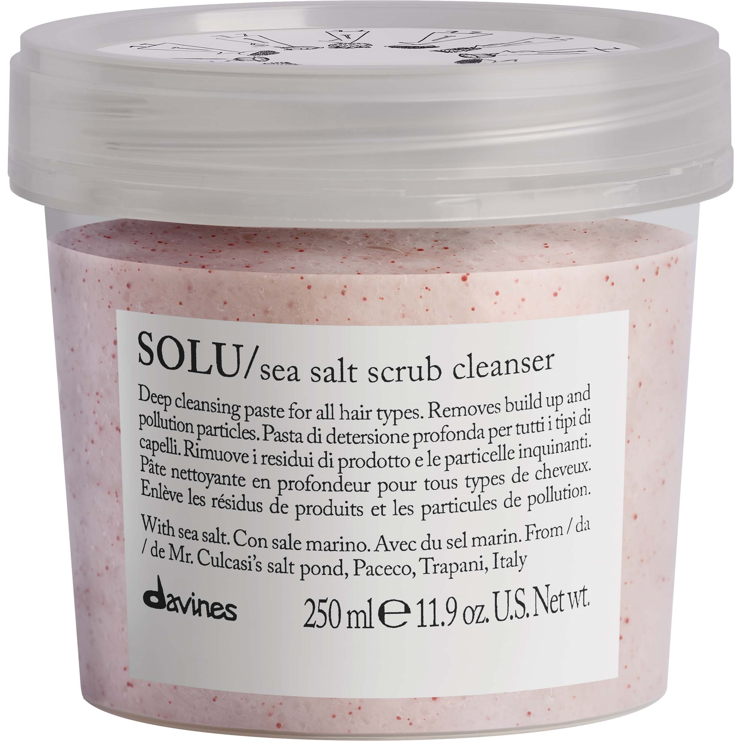 Läs mer om Davines Essential Solu Sea Salt Scrub Cleanser 250 ml