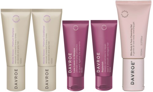 DAVROE Blonde Senses Mini Beauty Bag Kit