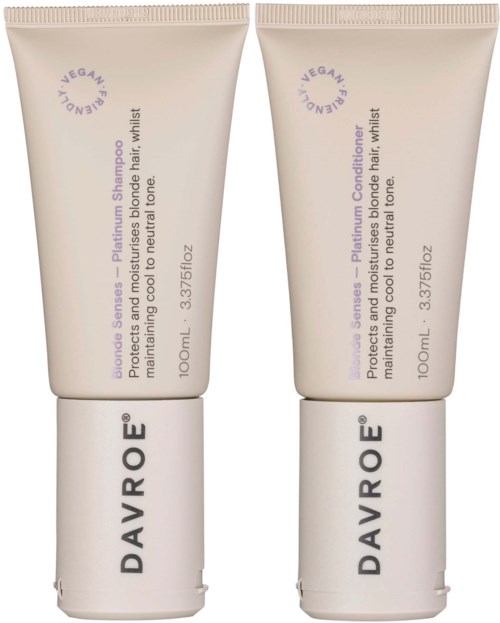 DAVROE Blonde Senses Platinum Shampoo 100 ml & Conditioner 100 ml