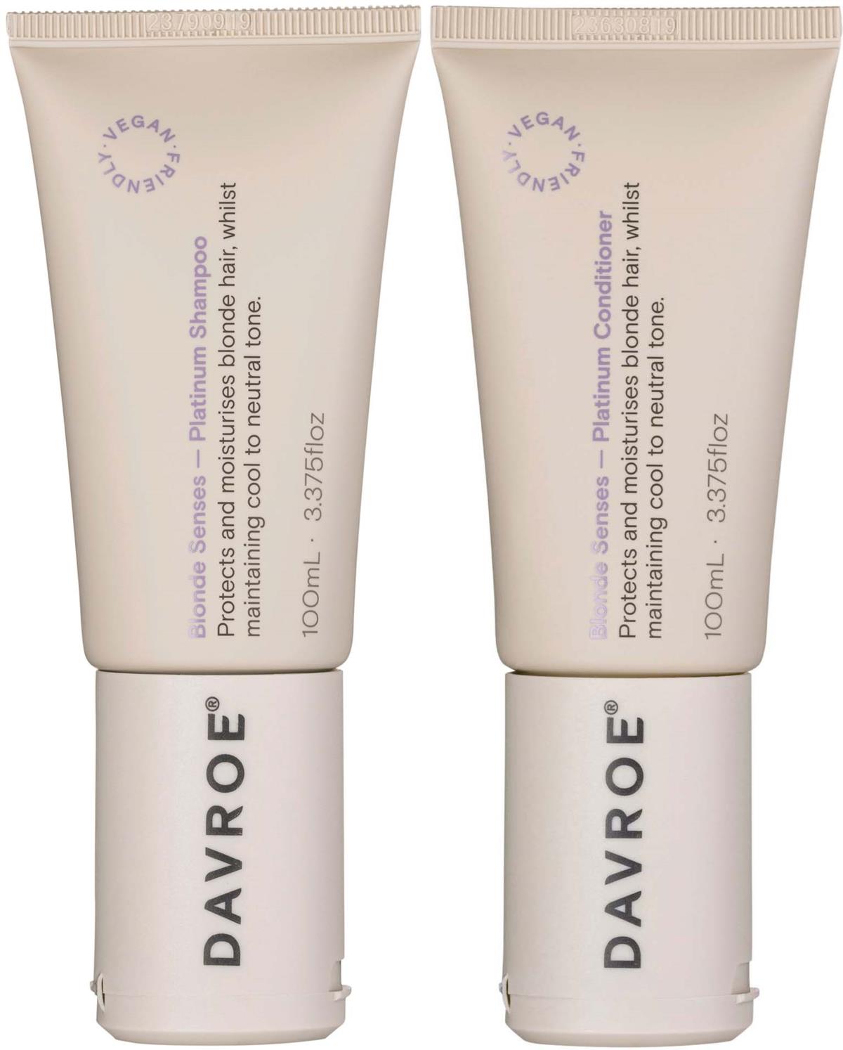 DAVROE Blonde Senses Platinum Shampoo 100 ml & Conditioner 100 ml