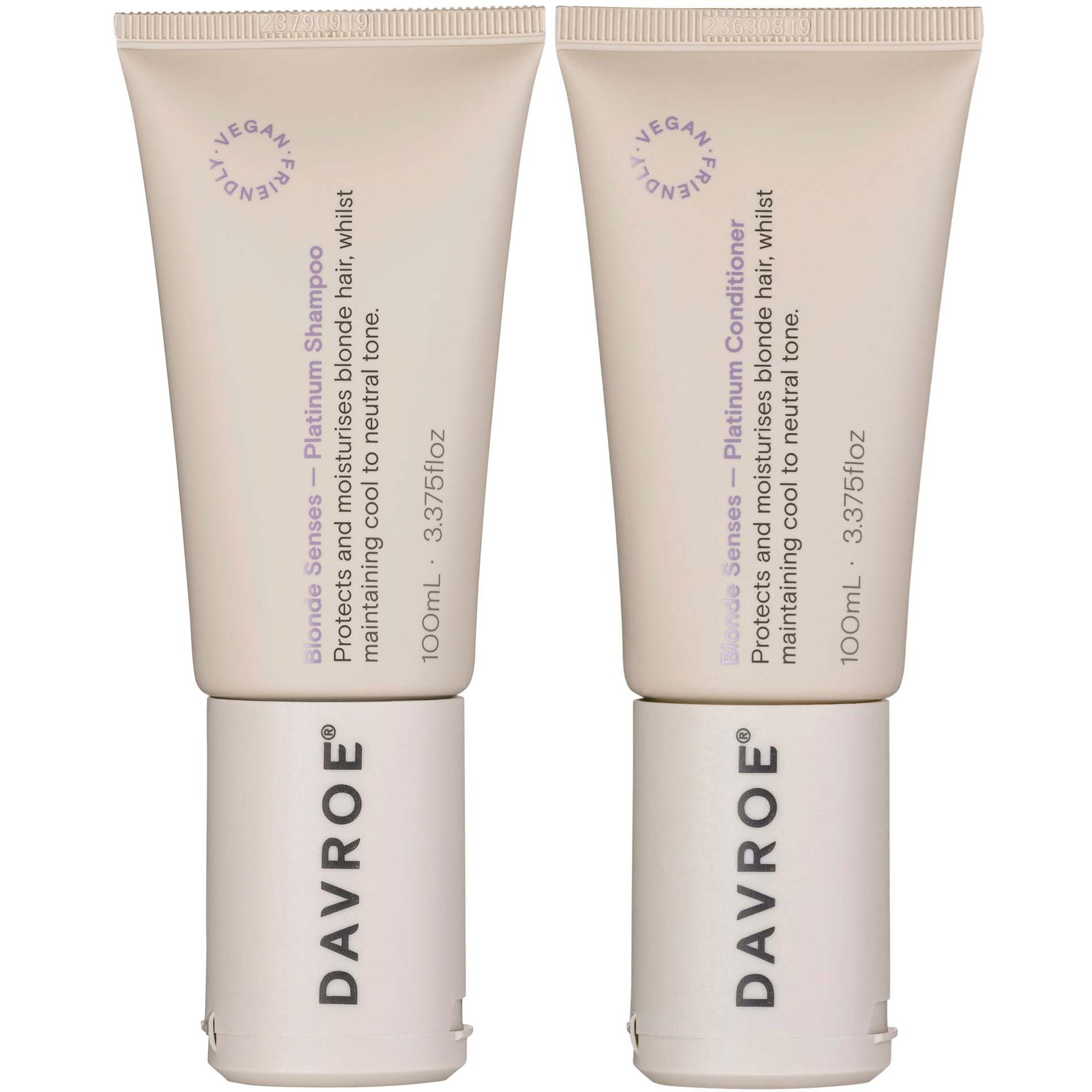 DAVROE Blonde Senses Platinum Shampoo 100 ml & Conditioner 100 ml