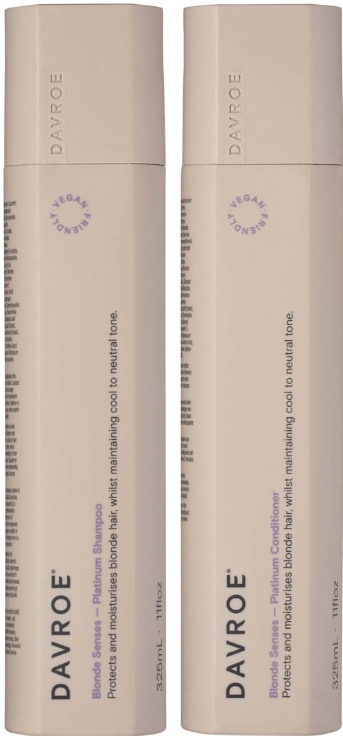 DAVROE Blonde Senses Platinum Shampoo 325 ml & Conditioner 325 ml