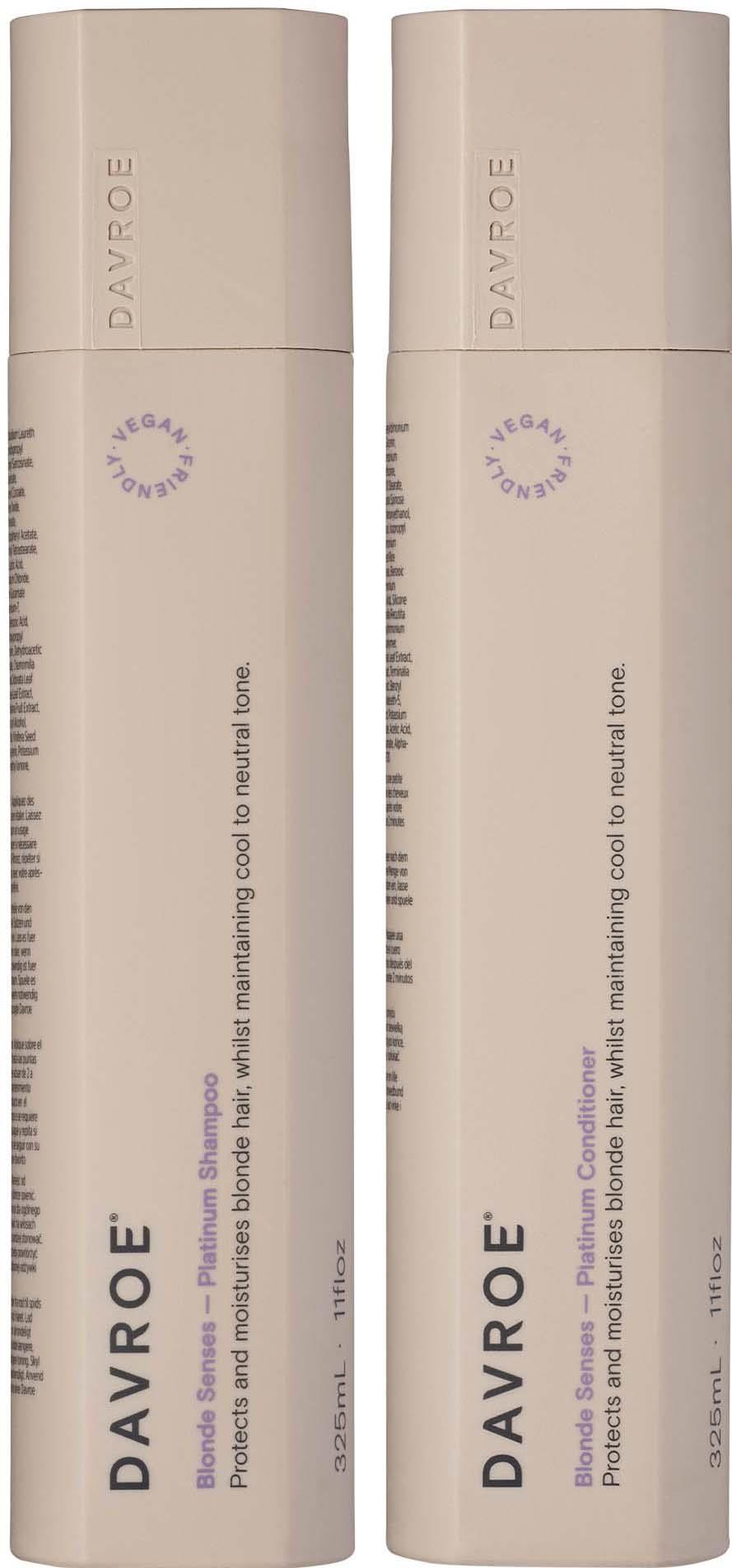 DAVROE Blonde Senses Platinum Shampoo 325 ml & Conditioner 325 ml