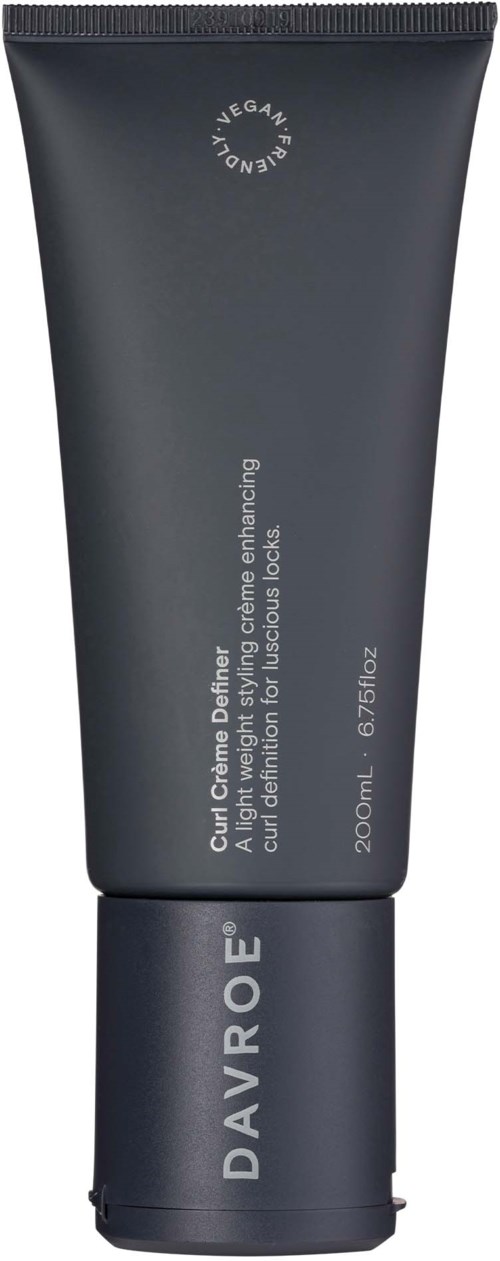 A dark gray tube of skincare product with white text, labeled for sensitive skin, contains 200ml of cream.