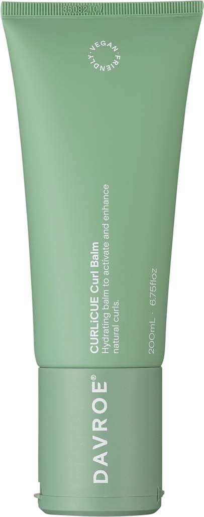 Vihreä putki DaybyrE CurlIce Curl Balm, vegaanimerkinnällä, 200 ml, kiharat hiukset.